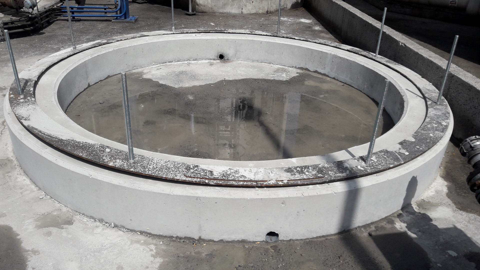 Speciale toepassing: betonneren van cirkelfunderingen voor opslagtanks